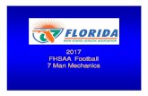 FHSAA 7 Man Mechanics - 2017 (1) - ArbiterSportsgnoa.arbitersports.com/Groups/108522/Library/files/FHSAA 7 Man... · Umpire Positioning - The starting position for the Umpire is on