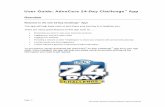 User Guide: AdvoCare 24-Day Challenge App · 2016. 12. 12. · User Guide: AdvoCare 24-Day Challenge™ App . Overview . Welcome to the new 24-Day Challenge™ App!. This app will