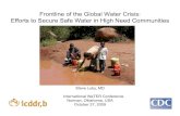 to Secure Safe Water in High Need Communities Center/documents... · Other Waterborne Enteric Infections • fever – r year • Parasitic infections – Cryptosporidium – Cyclospora