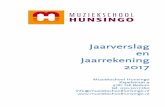 Jaarverslag en Jaarrekening - Muziekschool Hunsingo · Op 1 januari 2019 gaan de gemeenten Bedum, De Marne, Winsum en Eemsmond (BMWE) samen op in één nieuwe gemeente: Het Hogeland.