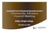 Humboldt Park Vocational Education Center Community ... Advi… · Education, Occupational Training, Continuing and Adult Education programs to an expanding enrollment in the Humboldt