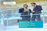 Siemens PLM Software SIMATIC IT Preactor APS...What about my existing software? SIMATIC IT Preactor APS products are designed to work alongside and facilitate, rather than replace,