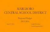 MARLBORO CENTRAL SCHOOL DISTRICTny24000063.schoolwires.net/cms/lib/NY24000063/Centricity/Domain… · April 23, 2015 Board of Education (If Needed) –Final date for budget adoption