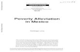 Poverty Alleviation in Mexico - World Bank€¦ · Poverty Alleviation in Mexico Santiago Levy T he main determinants of poverty in Mexico are macroeconomic uncertainity, an urban