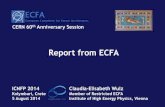 Report from ECFA Report from ECFA Claudia-Elisabeth Wulz Member of Restricted ECFA Institute of High