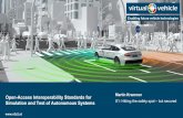 Enabling future vehicle technologies - IEEE SA · © VIRTUAL VEHICLE Enabling future vehicle technologies Open-Access Interoperability Standards for Simulation and Test of Autonomous