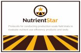 Protocols for conducting production-scale field trials to ... · General Protocols for Replicated Strip Trials to Evaluate Fertilizer Efficiency Products and Models • Fields with