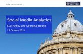Social Media Analytics - Template.net...•Klout, Followerwonk, ... Digital Communications All film views by source 0 1000 2000 3000 4000 5000 Sharing the beauty of networks Citizen