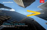 Accenture and Adobe...offline marketing channels, for knowing Accenture to help get the program back what customers want even before they do. Adobe Experience Manager Organize, create