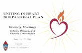 UNITING IN HEART 2030 PASTORAL PLAN · generations. Send out your Spirit and renew your Church. Uniting in Heart, and through the intercession of our Blessed Mother Mary, St. Joseph,