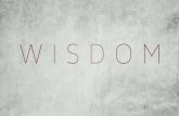 Wisdom and Family - gbcbowie.org · idolatry of family. -(Co)dependence. -Independence. -Interdependence. IV. Three ways Jesus sets our hearts free. Jesus brings us into our eternal