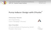 Pump Inducer Design with CFturbo · International Scientific and Technical Conference September 21-25 SYPT‘15–System.Pumps.Turbines Voronezh, Russia Pump Inducer Design with CFturbo®