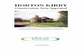 HORTON KIRBY...Horton Kirby Conservation Area Appraisal The historic environment is a social asset of immense value and one of the keys to the continuing prosperity of Sevenoaks District.