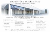 Christ the Redeemer - ctrparish.com · 8/28/2020  · Christ the Redeemer Parish: Centered on a spiritual journey leading to Jesus. (Inspired by Matthew 6:33) Christ the Redeemer