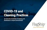 COVID-19 and Cleaning Practices · BEST PRACTICES Clean Before Disinfection Best practice measure for prevention of COVID-19 and other viral respiratory illnesses in community settings.
