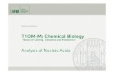 Analysis of Nucleic Acids - Carell group€¦ · Detection and Analysis of Nucleic Acids Nucleic acid specific dyes • Ethidium bromide, Propidium iodide • SYBR green etc. •
