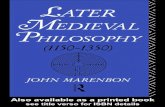 New Later Medieval Philosophy (1150-1350): An Introductionklasrum.weebly.com/uploads/9/0/9/1/9091667/later... · 2018. 9. 6. · Later medieval philosophy (1150–1350): an introduction.