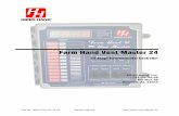Farm Hand Vent Master 24esvc000637.wic056u.server-web.com/manuals/4801-5124 Farm Han… · The Farm Hand Vent Master 24 is used to control vent inlets in agricultural enclosures.