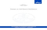Essays on Job Search Assistance - AU Purepure.au.dk/portal/files/83551371/Sashka_Dimova_PhD_thesis.pdf · process of labor market reattachment, Job Search Assistance (JSA) may create
