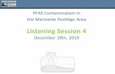 Listening Session 4Jan 13, 2020  · Listening Session 4 PFAS Contamination in the Marinette Peshtigo Area. December 18th, 2019