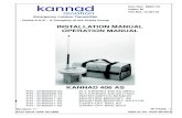 INSTALLATION MANUAL OPERATION MANUAL · KANNAD 406 AS PAGE 5 AUG 30/2012 3. Design features A. General KANNAD 406 AS is a survival ELT intended to be removed from the aircraft and