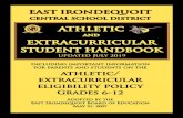 ATHLETIC EXTRACURRICULAR STUDENT HANDBOOK€¦ · For non-performance based extracurricular activities (i.e. Student Council, Environmental Club, etc), the academically ineligible