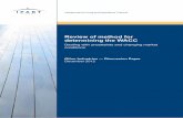 Review of method for determining the WACC · 2 IPART Review of method for determining the WACC This methodology worked well from early 2000 until 2008/09, as financial market conditions
