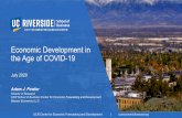 Economic Development in the Age of COVID-19 · TALENT DEVELOPMENT SKILLSETS RESIDENTIAL REAL ESTATE COMMERCIAL REAL ESTATE ... CAREER PATHWAYS SKILLS TRAINING FLEXIBLE ZONING ADAPTIVE