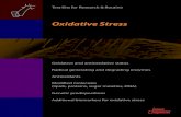 Brochure Oxidative Stress March 2019 · 3 Oxidative stress – underlying cause of many diseases Oxidative stress represents an imbalance between the systemic manifestation of reactive
