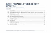 InÉel® Parallel SÉÊdIo Xe 2017 ÊPdaÉe 4 · file in the documentation_2017/en/ps2017 folder under the target installation path. This file is a documentation map to navigate to
