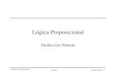 Lógica Proposicional · Instituto de Computación Lógica Proposicional - 26 Árboles • Las derivaciones se definen inductivamente sobre un conjunto de árboles etiquetados. •
