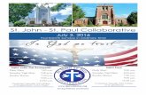 St. John - St. Paul Collaborative · 2016. 7. 1. · Mark Vitello Paul Cremonini Joe Cavanaugh Tory DeFazio St. John Church ... Classes resume in January. Anyone who wishes to be