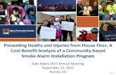 Preventing Deaths and Injuries from House Fires: A Cost-Benefit … · 2018. 4. 14. · preventing deaths and injuries 4 Istre GR, McCoy MA, Moore BJ, et al. Preventing deaths and