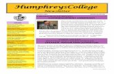Humphreys College Newsletter Winter 2009humphreys.edu/pdf/newsletter/newsletter_2009_winter.pdf · coordinator—your resume matters 11 from the library and learning center—how