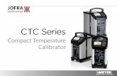 CTC Series JOFRA DATASHEET.pdf · The new generation of the CTC temperature calibrator has improved the accuracy with as much as 25%. This makes it the most accurate industrial class