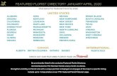 FEATURED FLORIST DIRECTOR ANUARY-APRIL 20...FEATURED FLORIST DIRECTOR ANUARY-APRIL 20 Be prominently listed in the exclusive Featured Florist Directory. Get distributed to FTD Member