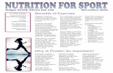 NUTRITION FOR SPORT Solgar South Africa Pty Ltd November … · you're afraid of getting hurt, the good news is that moderate-intensity aerobic activity, like brisk walking, is generally