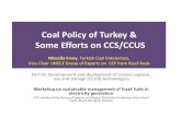 Coal Policy of Turkey & Some Efforts on CCS/CCUS...Coal Policy of Turkey & Some Efforts on CCS/CCUS Mücella Ersoy, Turkish Coal Enterprises, Vice-Chair UNECE Group of Experts on CEP