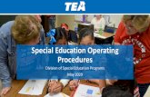 Special Education Operating Procedures€¦ · Pre-Test Why was the term operating "guidelines" change to operating "procedures"? When must board policies be linked or uploaded in