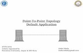PointToPoint Topology Default Application - ns-315-16/04/2016 Simulation of TCP Variants using NS-3 24 Command Line Argument We use command line parser It opens the door to the ns3