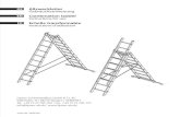 Combination ladder Instructions for use · Combination ladder Instructions for use Echelle transformable Instructions d’utilisation Hymer-Leichtmetallbau GmbH & Co. KG Käferhofen