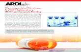 Pharmaceutical Services: A cGMP Laboratory US Pharmacopeia Testing · 2019. 12. 16. · ardl.com Testing. Development. Problem Solving. Rubber. Plastic. Latex. Pharmaceutical Services: