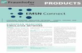 20190715 EMSN Produktblatt final - Fraunhofer · manufacturer brand. For real-time data exchange, the Distributed Interactive Simulation (DIS) standard ensures the ... EMSNConnect