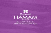 Butrinti HAMAM - Bougainville Bay · Sauna The best amount of dirtiness comes out of your skin. Sauna increases and fixes blood circulation and breathing. The heat and moisture of