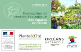 Plante & Cité : innover avec et pour les prosinnovation végétale 4. Economie et management 5. Ecologie et biodiversité ... →un concours à destination des collectivités françaises