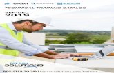 Technical Training caTalog - Topcon Solutions€¦ · Technical Training caTalog SEP-DEC 2019 RegisteR today ... combined resources and experience, we are the ideal solution for your