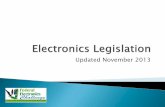 Updated November 2013 · energy efficiency Requires agencies to publicize server and data efficiency, evaluate data centers every 4 years, and establish an open data initiative for