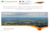 Segmentation des marchés fonciers et immobiliers en NPdC ...€¦ · Segmentation des marchés fonciers et immobiliers en Nord-Pas-de-Calais, à partir de DVF+ - Phase 2 Organismes