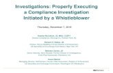 Investigations: Properly Executing a Compliance Investigation …€¦ · Senior Attorney, Novo Nordisk; Former Director of Investigations, Endo Pharmaceuticals; Plainsboro, NJ Susan
