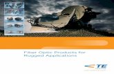 Fiber Optic Products for Rugged Applications · 2019. 4. 4. · Fiber Optic Products for Rugged Applications Literature No. 9-1773456-9 · Rev. 3/2013 4 5 Fibe R O P tic P RO ducts